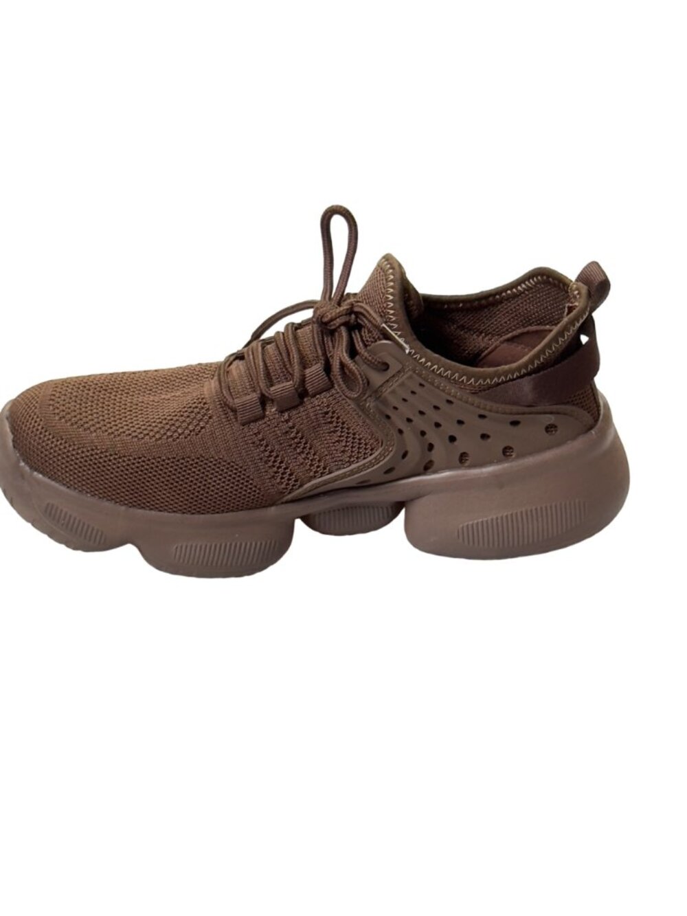 MATA Women’s Shoes Brown Mesh Platform Fashion Sneakers Size 9 - Picture 8 of 12